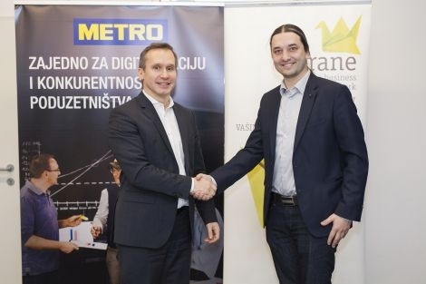 „Метро кеш & кери“ и „Крејн“ потпишаа договор за соработка